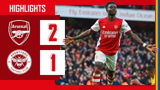 HIGHLIGHTS | Arsenal vs Brentford (2-1) | Saka & Emile Smith Rowe 🎶