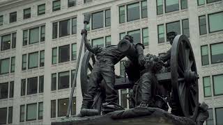 Soldiers' and Sailors' Monument in Cleveland's Public Square; Landmarks in The Land: