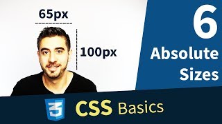 CSS Tutorial — Absolute Sizes, px, pt (6/13)