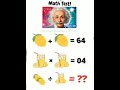 Brain -Test | Only for genius| math riddles🤔 reasoning tricks#viral #puzzle #mathgame#shorts