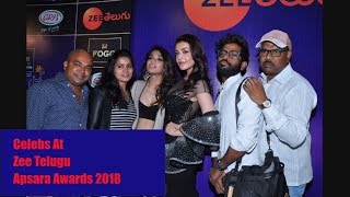 Celebs At Zee Telugu Apsara Awards 2018 Gallery || SocialNews.XYZ