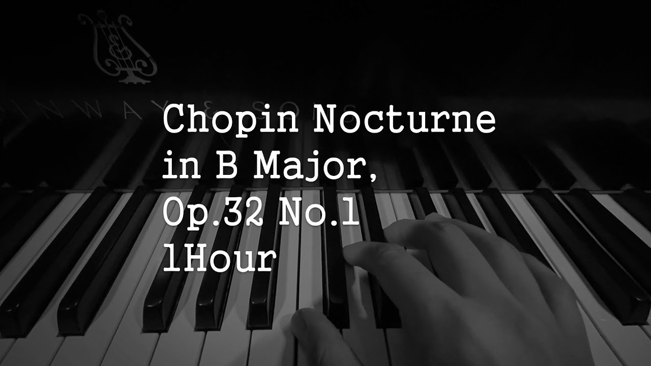 Chopin Nocturne No 8 In B Major Op 32 No 1 (1Hour)잠잘때 듣기 좋은 음악 쇼팽 녹턴 9번 ...