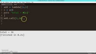152 Learn python and ruby programming:- Lambda