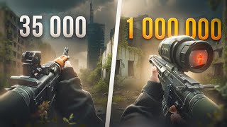 35 000 vs 1 000 000 М4А1 | Тарков