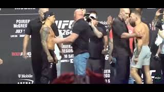 Conor McGregor Vs Dustin Poirier  final words from Conor at UFC 264 Ceremonial weigh-ins