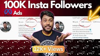 100K Followers On Instagram From Facebook Ads [ New Method ] Target Audience Followers
