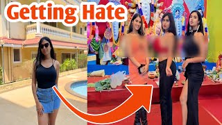 This influencer Cross ALL LIMIT 😡 | Sannati Mitra Criticised for Wearing Short Dress at Durga Puja.