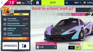 Back to school event with the McLAREN P1