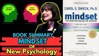 Mindset The New Psychology of Success by Carol Dweck BOOK Summary  |(by Carol Dweck )| AudioBook