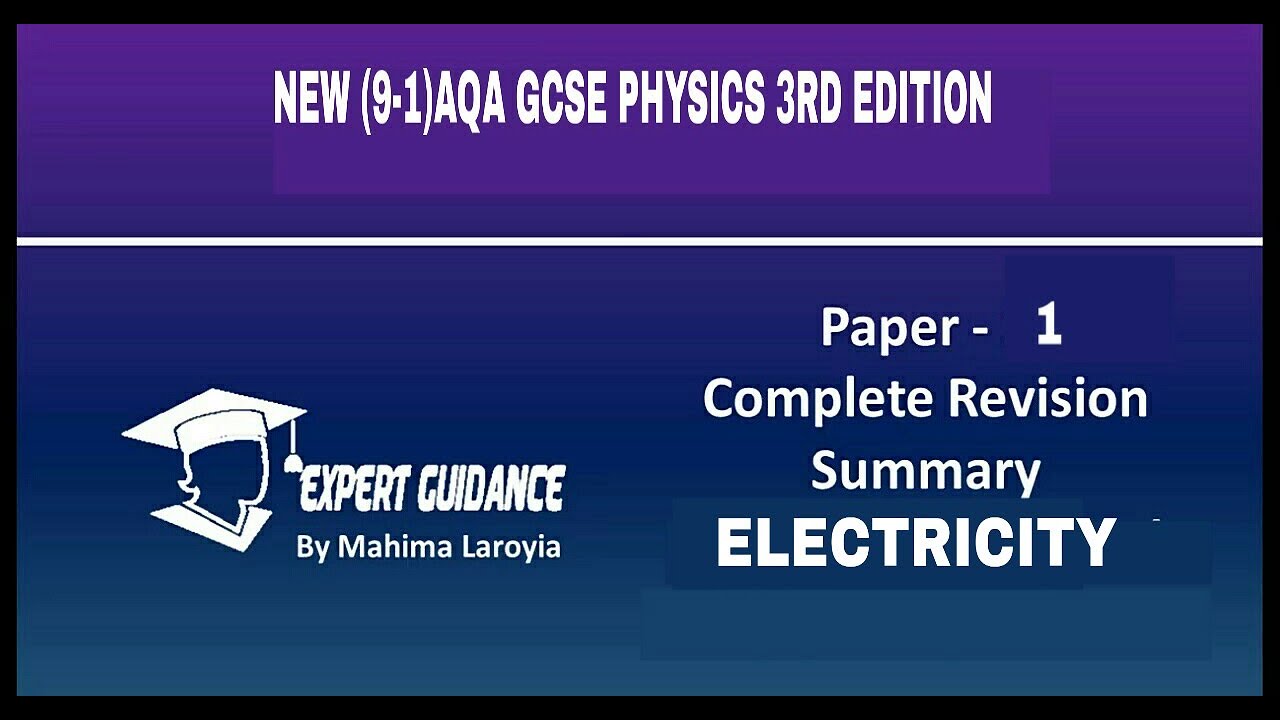 Electricity| AQA GCSE |Physics| Paper-1 Complete Revision Summary - YouTube