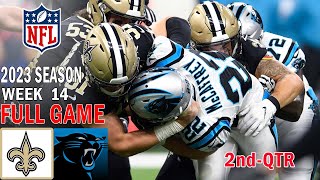 Carolina Panthers vs New Orleans Saints FULL GAME Week 14 12/10/23 | NFL Highlights Today