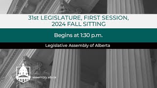 November 27th, 2024 - Afternoon Session - Legislative Assembly of Alberta