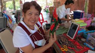 ทำพานสักการะปู่ภุชงค์นาคราช ที่นี่วัดอำนาจ(พระเจ้าใหญ่ลือชัย) จ.อำนาจเจริญ