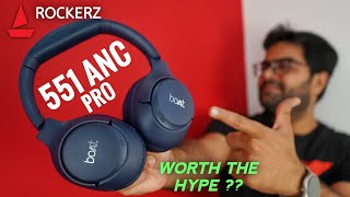 boAt Rockerz 551 ANC Pro Headphone with APP Support ⚡⚡ Worth the Price ??