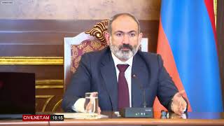 LIVE. Նիկոլ Փաշինյանի խոսքը Անվտանգության խորհրդի նիստին։