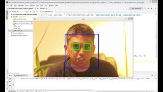 OpenCV Python Tutorial For Beginners 36 - Eye Detection Haar Feature based Cascade Classifiers