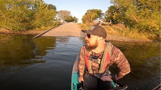 Bushwhacker Lake Bass Fishing — Spinnerbait Bass in the Wind!