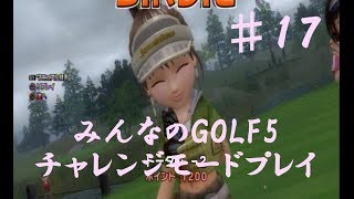 みんなのGOLF5 チャレンジモードプレイ17【Everyone's GOLF5】