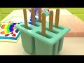 the colors song with popsicles @cocomelon nursery rhymes u0026 kids songs