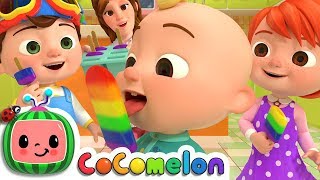The Colors Song (with Popsicles) | @CoComelon Nursery Rhymes & Kids Songs