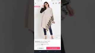 New style shawl in myntra