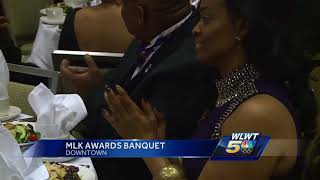 Courtis Fuller receives President's Award at MLK banquet