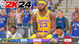 NBA 2K24 MyCAREER PS5 #16 - LeBron's Last Dance!