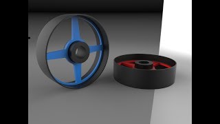 Solidworks Tutorial #3 - Pulley and KeyShot Rendering