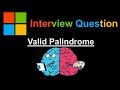 BLIND75: Valid Palindrome - Leetcode 125 - Python