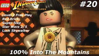 Lego Indiana Jones 100% Walkthrough Part 20 No Commentary 100% Into The Mountains