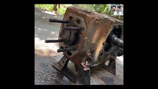 Restoration old Diesel engine R180 full repair