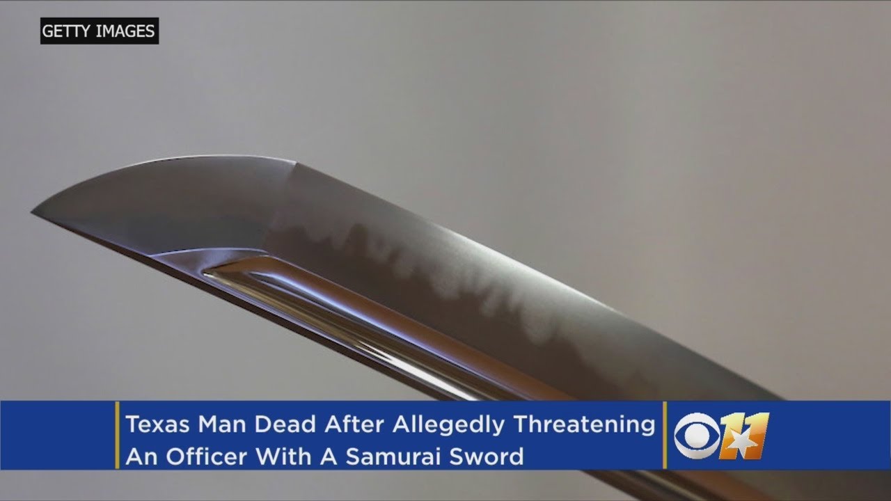 Texas Police Shoot & Kill Suspect Wielding Samurai Sword - YouTube