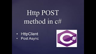 HTTP POST Method | HttpClient | Post Async | c# #6
