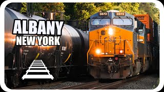 A full day of trains in Albany, NY!