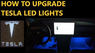 How to Change Tesla LED Lights - VERY EASY