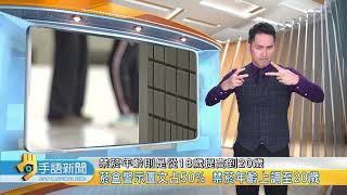 菸害防制法三讀 納管加熱菸.禁止電子煙 | 20230113 公視手語新聞