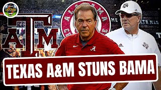 Texas A&M Upsets Alabama - Rapid Reaction (Late Kick Cut)