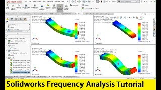 Solidowrks simulation 151 : Frequency analysis of cantilever beam