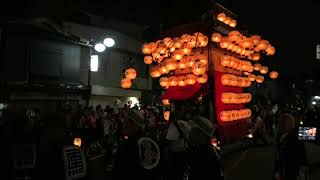 長尾の春祭り前夜祭　2024年4月13日　長尾６組　ＪＲ武豊駅前ロータリー曳き出し（馬場組・玉貫組・下門組・市場組・上ケ組・小迎組）