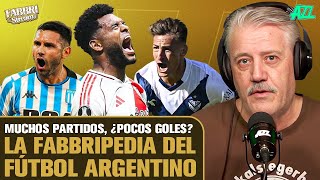 MUCHOS PARTIDOS, ¿POCOS GOLES? - ESTADÍSTICAS Y ANÁLISIS DEL FÚTBOL ARGENTINO EN FABBRI STREAM