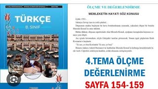 8. SINIF 4.TEMA SONU DEĞERLENDİRME SORU VE CEVAPLARI