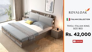 Tivoli King Bed With Hydraulic Storage