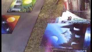 Ming blowing Waterfall - Spray Painting