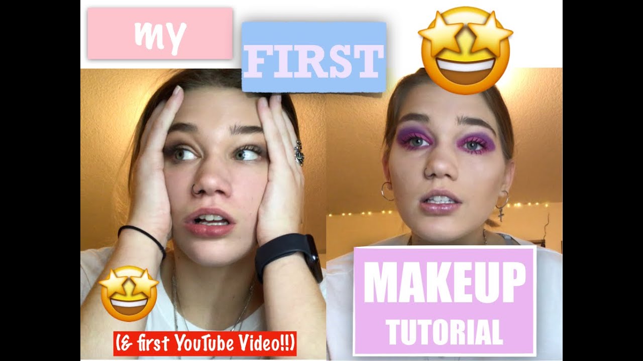 MY **FIRST** YOUTUBE/MAKEUP VIDEO! - YouTube