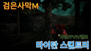 검은사막M l 타이탄 스킬트리 l 추천 스킬콤보응용