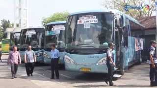Ratusan Pemudik Balik Jakarta Pakai Bus Gratis