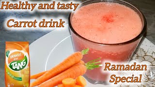 Ramadan special drink| Very refreshing carrot juice | How to make carrot juice