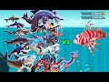 Hungry Shark Evolution - Lion Fish Vs All Sharks🦈