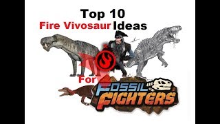 Top 10 Fire-Element Type Vivosaur Ideas for A Future Fossil Fighters Game