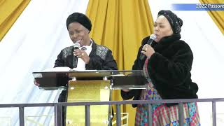 Mrs Fisakuphi  Madlala sharing the Word of God.